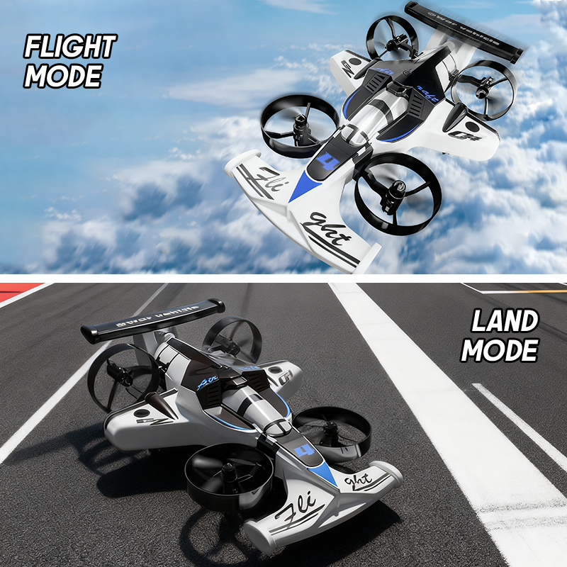 2in1 Mini Drone Air-Ground Fly - مراجعة Kids Toys Helicopter وسعره