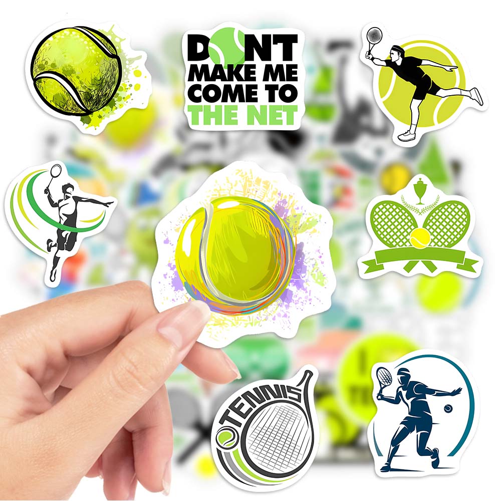 Tennis Theme Lovers Sticekrs D - مراجعة Kids Toys Laptop وسعره