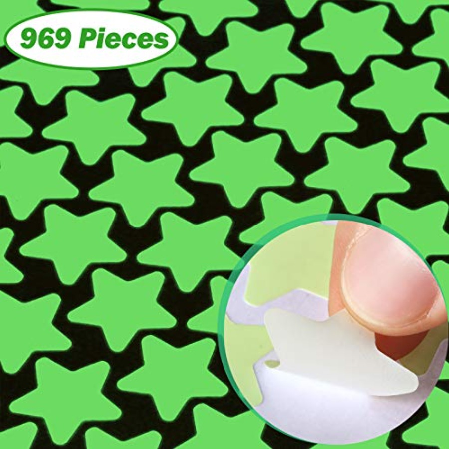969 Pieces Glow in The Dark St - مراجعة Glow In Dark Stars وسعره