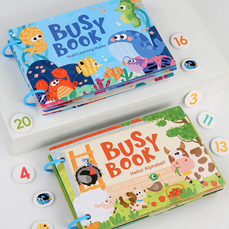 Montessori Baby Busy book My F - مراجعة Kids Toys 2 Year Old وسعره