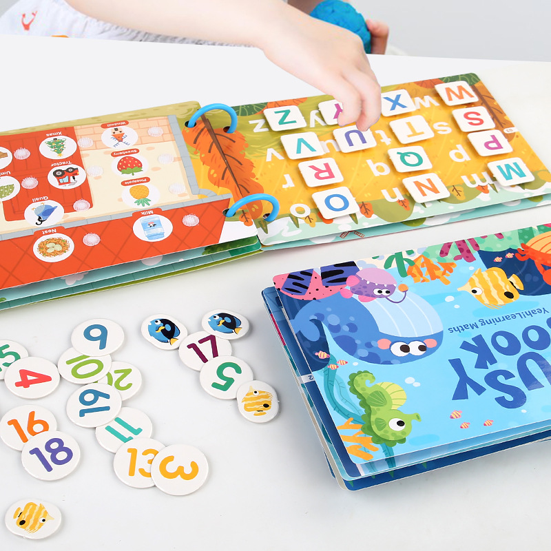 Montessori Baby Busy book My F - مراجعة Kids Toys 2 Year Old وسعره
