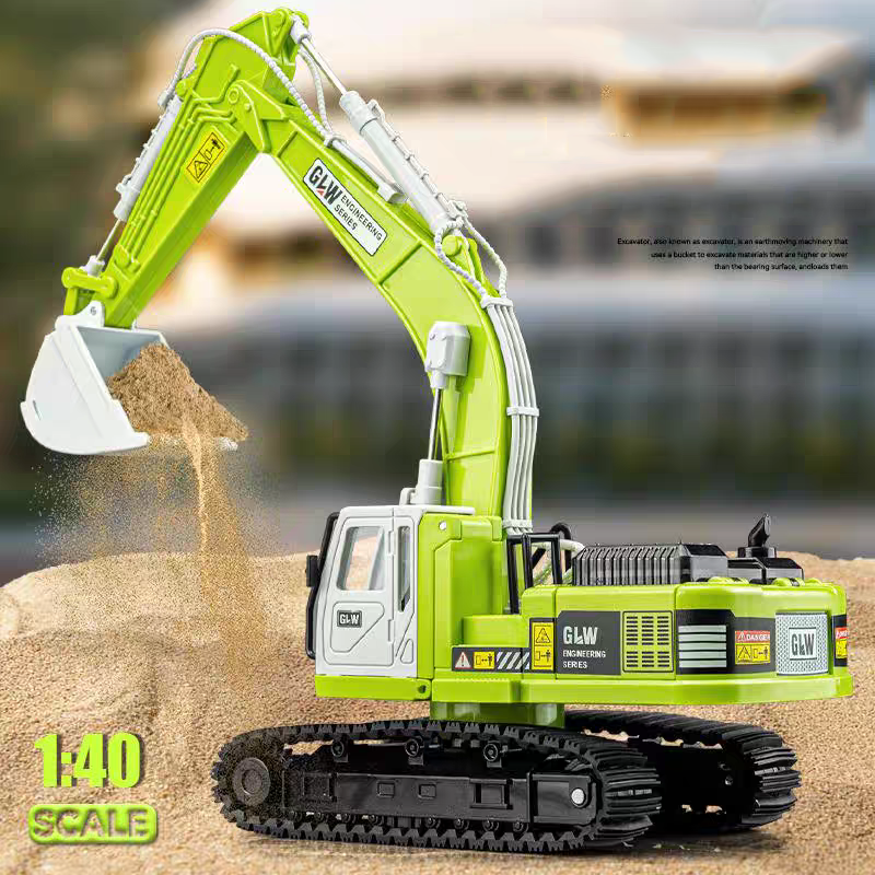 Excavator Classic Alloy+Plasti - مراجعة Kids Toys Jcb وسعره