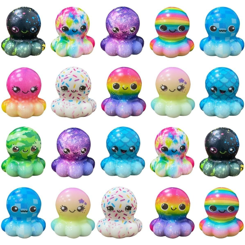 6/12PCS Octopus Slow Squishy T - مراجعة Kids Toys Basket وسعره