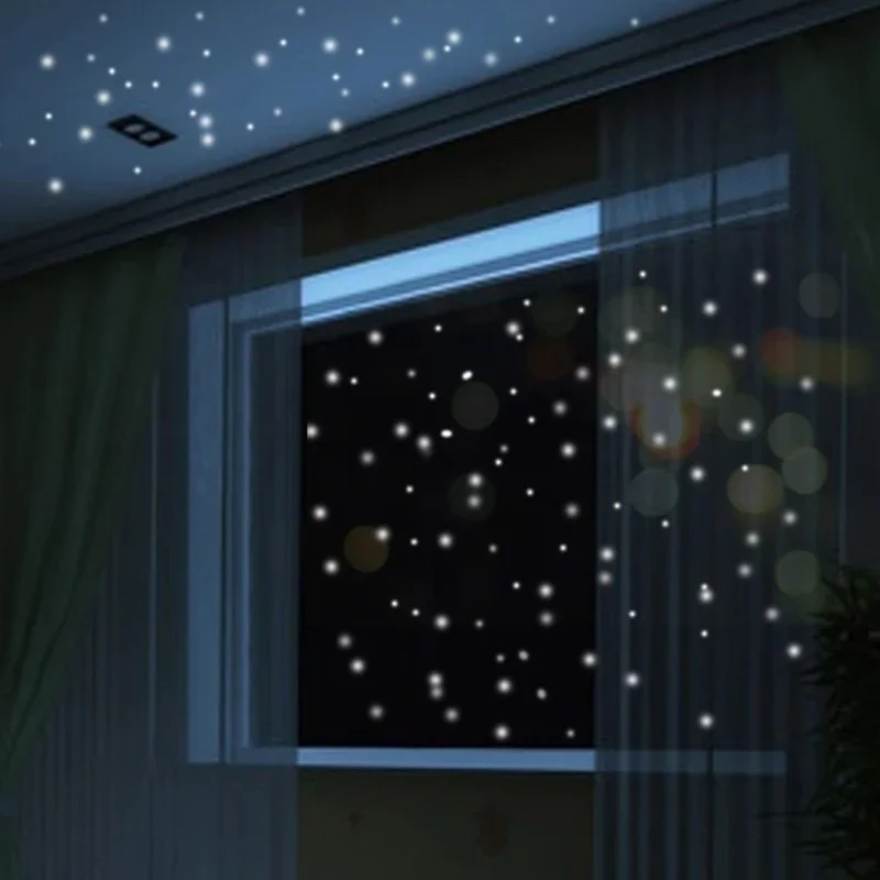 407pcs Luminous Wall Stickers  - مراجعة Glow In Dark Stars وسعره