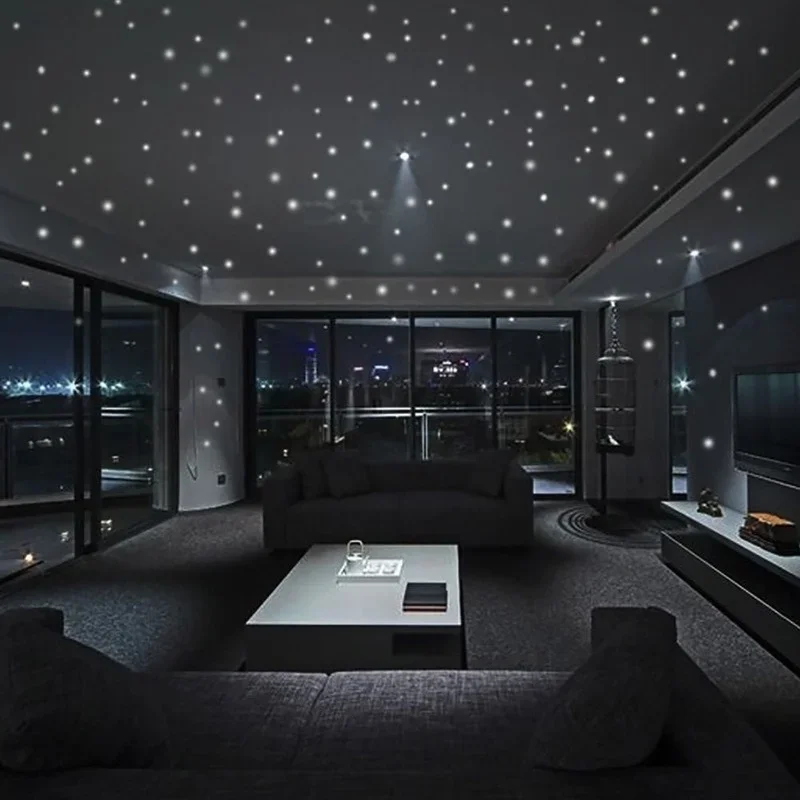 407pcs Luminous Wall Stickers  - مراجعة Glow In Dark Stars وسعره