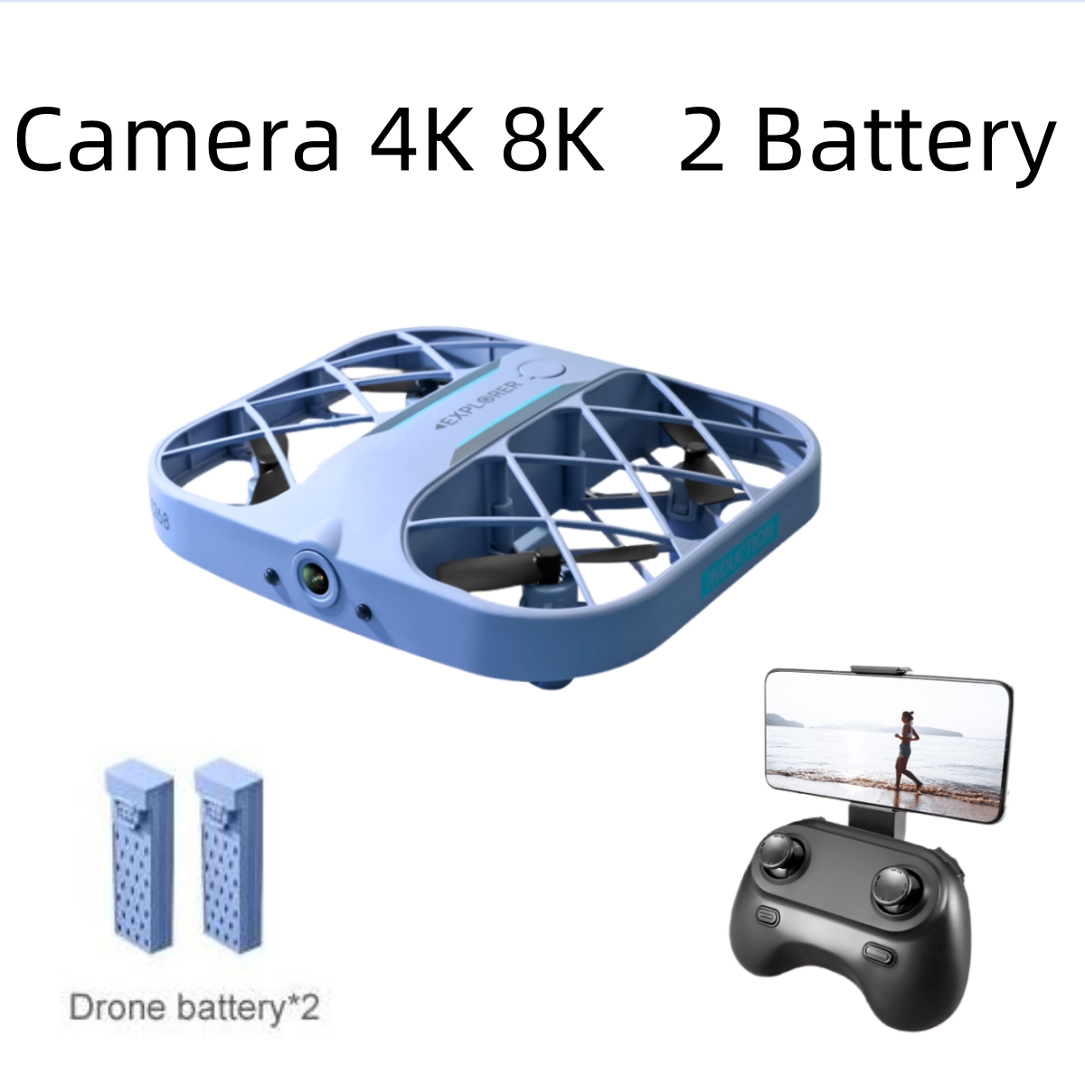 JJRC H107 FPV RC Drone with 2  - مراجعة Kids Toys Helicopter وسعره
