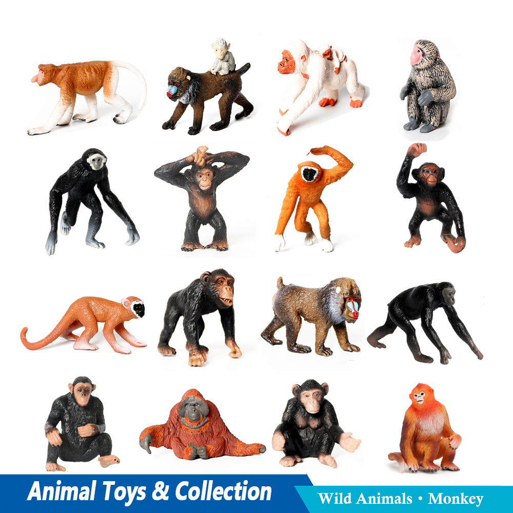 Toy Animals Figures Ape Gorill - مراجعة Kids Toys Under 1 Year وسعره