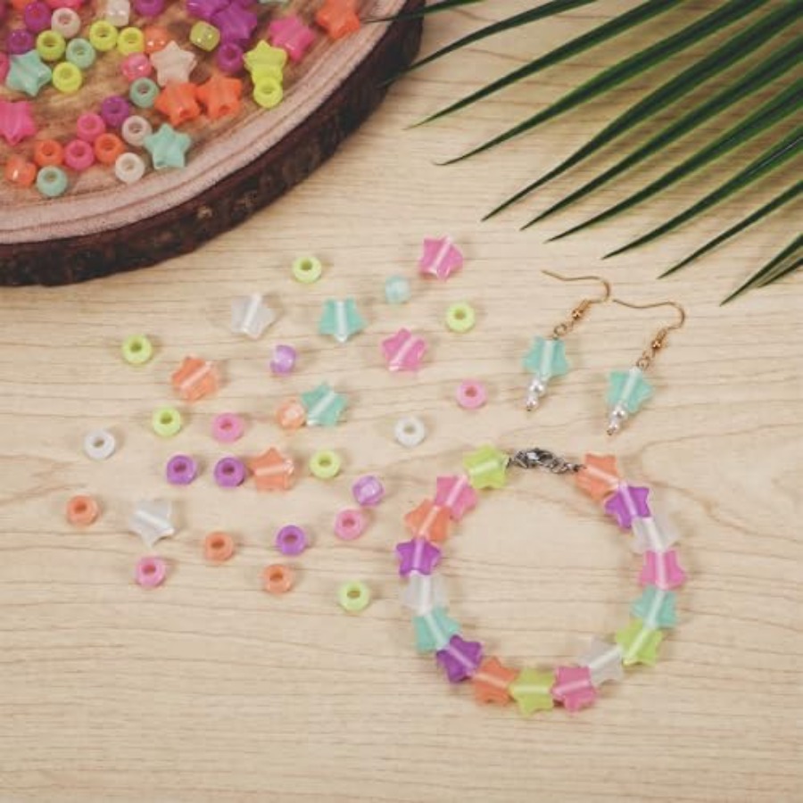 220 Pcs Glow in The Dark Beads - مراجعة Glow In Dark Stars وسعره