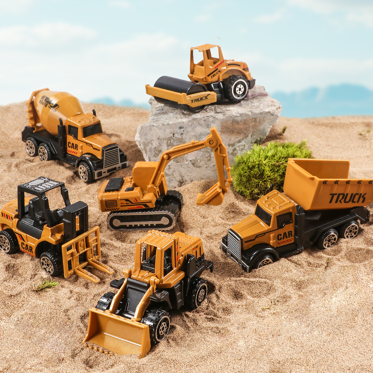 6pcs/set Toys for Boys Alloy E - مراجعة Kids Toys Jcb وسعره